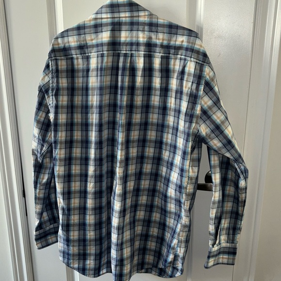 Peter Millar Cotton Men’s Plaid Button Down Shirt - Picture 3 of 4